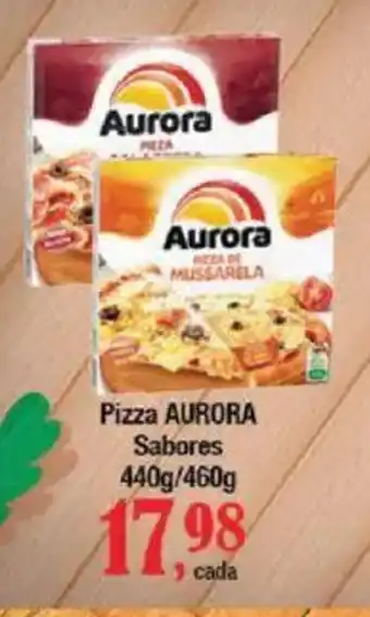Supermercados Unidos Pizza AURORA Sabores oferta