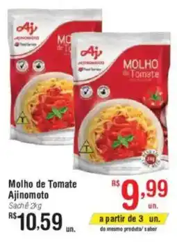 Fort Atacadista Molho de Tomate Ajinomoto Sachê oferta