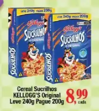 Supermercados Unidos Cereal Sucrilhos KELLOGG'S Original oferta