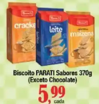 Supermercados Unidos Biscoito PARATI Sabores oferta