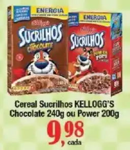 Supermercados Unidos Cereal Sucrilhos KELLOGG'S Chocolate ou Power oferta