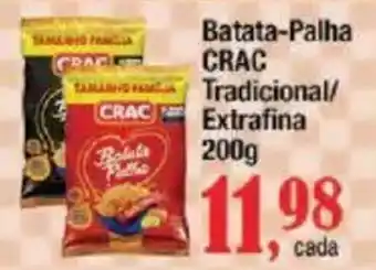 Supermercados Unidos Batata-Palha CRAC Tradicional/ Extrafina oferta