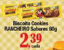 Supermercados Unidos Biscoito Cookies RANCHEIRO Sabores oferta
