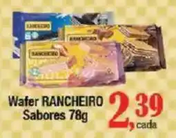 Supermercados Unidos Wafer RANCHEIRO Sabores oferta