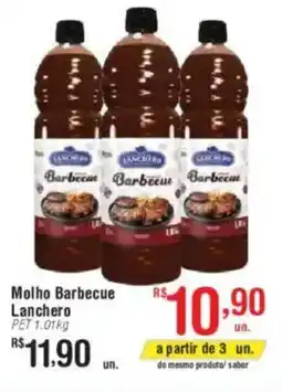 Fort Atacadista Molho Barbecue Lanchero PET oferta