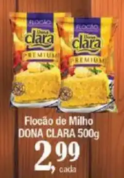 Supermercados Unidos Flocão de Milho DONA CLARA oferta