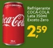 Supermercados Nori Refrigerante Coca-Cola lata 350ml Exceto Zero oferta