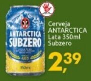 Supermercados Nori Cerveja Antarctica lata 350ml Subzero oferta