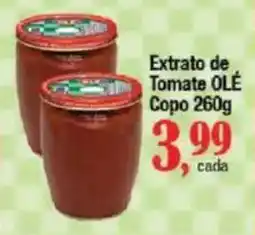 Supermercados Unidos Extrato de Tomate OLÉ Copo oferta