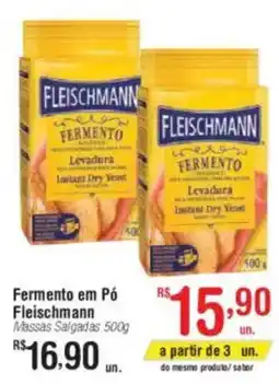 Fort Atacadista Fermento em Pó Fleischmann Massas Salgadas oferta