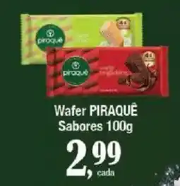 Supermercados Unidos Wafer PIRAQUÊ Sabores oferta