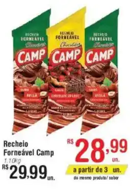 Fort Atacadista Recheio Forneável Camp oferta