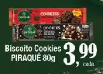 Supermercados Unidos Biscoito Cookies PIRAQUE oferta