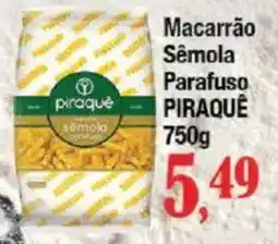Supermercados Unidos Macarrão Sêmola Parafuso PIRAQUE oferta