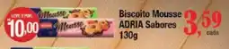 Supermercados Unidos Biscoito Mousse ADRIA Sabores oferta