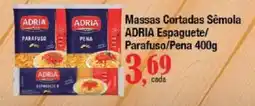 Supermercados Unidos Massas Cortadas Šêmola ADRIA Espaguete/ Parafuso/Pena oferta