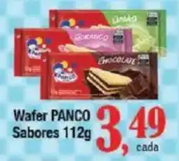 Supermercados Unidos Wafer PANCO Sabores oferta