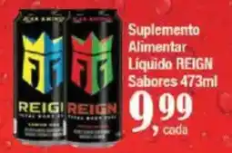 Supermercados Unidos Suplemento Alimentar Líquido REIGN Sabores oferta
