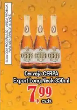 Supermercados Unidos Cerveja CERPA Export Long Neck oferta