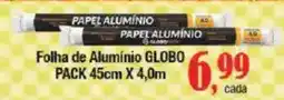 Supermercados Unidos Folha de Alumínio GLOBO oferta