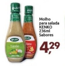 Supermercados Nori Molho Para Salada Kenko 236ml sabores oferta
