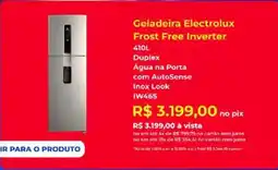 Supermercados Mateus Geladeira Electrolux Frost Free Inverter oferta