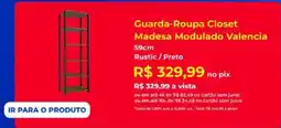 Supermercados Mateus Guarda-Roupa Closet Madesa Modulado Valencia oferta