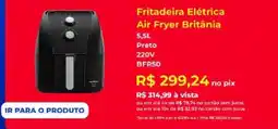 Supermercados Mateus Fritadeira Elétrica Air Fryer Britânia oferta