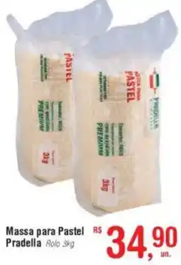 Fort Atacadista Massa para Pastel Pradella Rolo oferta