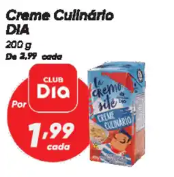 Dia Creme Culinário DIA oferta