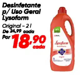 Dia Desinfetante p/ Uso Geral Lysoform oferta