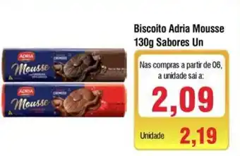 Spani Atacadista Biscoito Adria Mousse Sabores Un oferta