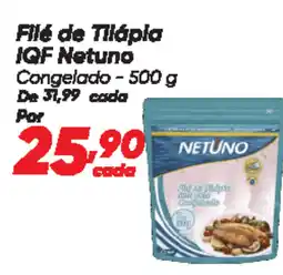Dia Filé de Tilápia IQF Netuno Congelado oferta