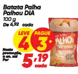 Dia Batata Palha Palhou DIA oferta