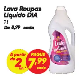 Dia Lava Roupas Líquido DIA oferta