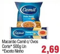 Spani Atacadista Macarrão Camil c/ Ovos Corte oferta
