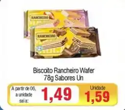Spani Atacadista Biscoito Rancheiro Wafer Sabores Un oferta