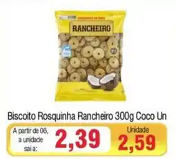 Spani Atacadista Biscoito Rosquinha Rancheiro Coco Un oferta