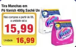 Spani Atacadista Tira Manchas em Pó Vanish Sachê Un oferta