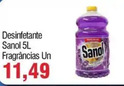 Spani Atacadista Desinfetante Desinfetante Sanol 5L Fragrâncias Un Fragrâncias Un oferta