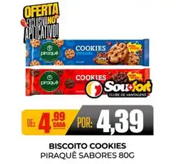 Fort Atacadista Biscoito cookies piraquê sabores oferta
