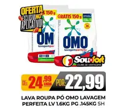 Fort Atacadista Lava roupa pó omo lavagem perfeita oferta