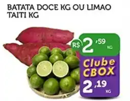 CenterBox Batata doce ou limao taiti oferta