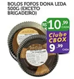 CenterBox Bolos fofos dona leda oferta