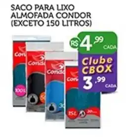 CenterBox Saco para lixo almofada condor oferta