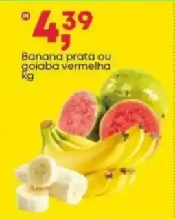 Frangolândia Banana prata ou goiaba vermelha oferta