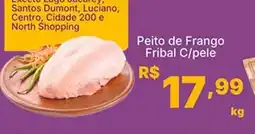 Super Lagoa Peito de Frango Fribal C/pele oferta