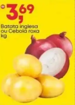 Frangolândia Batata inglesa Ou Cebola roxa oferta