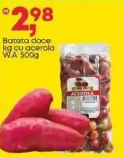 Frangolândia Batata doce kg ou acerola WA oferta