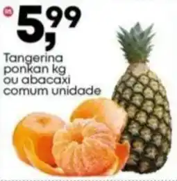 Frangolândia Tangerina ponkan Ou abacaxi comum unidade oferta